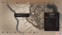 The location of the Gear Chest on the map.