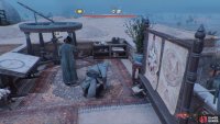 You can jump go right up to him and pickpocket the key, as he’s a normal NPC.