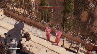 Toss a knife at one of the guards’ head to kill him.