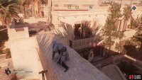 You want this balcony right by the previous guard, which is where the chest will be located.