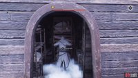 You’ll have to move around some shelves in the cabin to get to the chest.