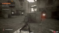 You need to apply the thieves’ mark to four doors in the area.