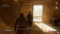 You’ll find the widow’s son inside the main building at Dogan’s farm.