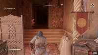 The entrance to the library is heavily guarded, which marks it out from the rest.