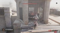 Light the beacon to draw out the guards for Ali.