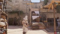 Use the crates near the pharmacy&rsquo;s northern side to break in.