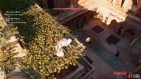 Climb to the roof and use throwing knives to assassinate the guard captain.