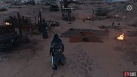 There will be an NPC to the east surrounded by cats.