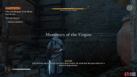 You will head to the Monastery of the Virgins a restricted area.