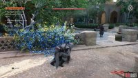 Follow Yaseem outside, here you will need to pick off four guards near the fountain.