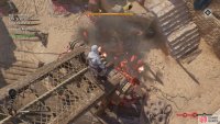 Once he’s in position use a throwing knife to detonate the jars.