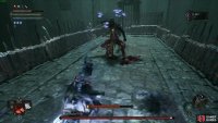 The elevator that takes you to Upper Calrath is guarded by a boss whom you need to defeat.