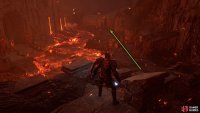 From The Forgotten Guardian Vestige, enter Bramis Castle, and follow the path until you reach the lava-filled area. From here, head to the end while following the right path.