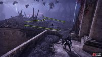 Enter the Umbral Realm and make your way across the roofs until you reach the circular roof.