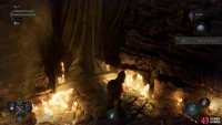 After defeating the boss, pickup the Bloody Aspergillum from the altar opposite the arena entrance.