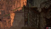 Climb the ladder, drop at the end then head down until you reach the &ldquo;bottom&rdquo;.