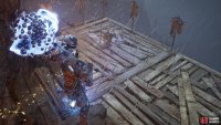 When you reach the area with three mages and two Ardent Penitents, enter the umbral realm.