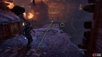 Enter the Umbral Realm, and pull the platform over to “complete” the bridge.