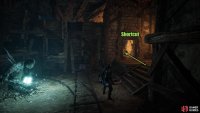 From the Catrin Vestige, head out the shortcut door and take the elevator down.