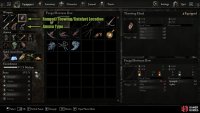 In the inventory screen, you can select what Ranged Weapon you want to use which is either Bows, Crossbows, Catalysts, or Throwing. Selecting the slot will bring up all your options.