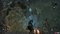 To get through the door, you’ll need to Soul Flay two bodies which can only be done in the Umbral Realm. The first will be above the door.