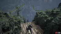 This is the direction you want to head from the shortcut.