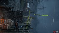 Defeat the Marksman under the bell, and then use your Umbral Lamp to cross the bridge.