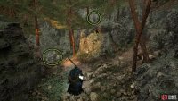 Head up the slope and around the corner to find four more Marksmen who’ll fire upon you in tandem.