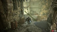 Now, take the left path to reach the square.