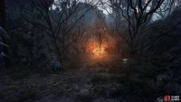 Go to the Forsaken Fen Vestige, head through the shortcut, climb the ladder and look for this burning path.