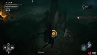 Defeat the numerous miners and pick up the Deralium Chunk.