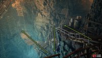 Head around the corner, kill the nearby mage, and head down the ladder.