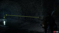 Once again, drop, head right, but take the immediate left this time. This will take you here. At the end of the path, drop onto the crates.