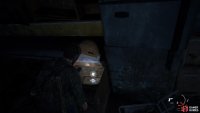 Open the locked door with a Shiv to collect lots of resources