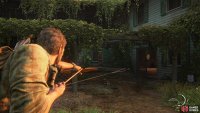Take out the Clickers with the Bow and continue to the next building