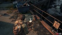 then pickup the Shipping Manifest which is on the floor near the railing. 