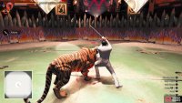 Don’t forget that you have a katana to help with the tigers.
