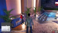 The Gold Sponsored Match NPC can be found by the pool in the VIP Lounge.
