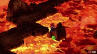 Try to land on a Frog Coin suspended over lava - if you miss and burn your buns, you’ll need to backtrack to get another attempt.