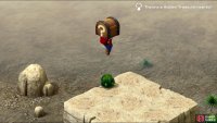 Stand on a plant to reach a hidden treasure containing a Flower