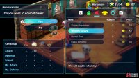 After getting the hidden treasure, head downstairs and purchase new weapons.