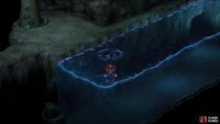 Jump into a whirlpool to reach the sea floor,