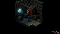 Search the northwestern wall behind the crates to find a secret room, wherein you’ll find a chest with a Frog Coin inside.