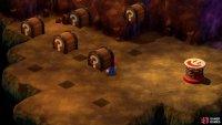 The secret treasure room can be found by heading west, south, south, and west in the maze area.