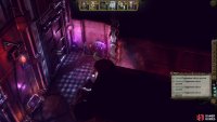 Head east, and you’ll come to a door requiring you to pass a Tech-Use check. The wall next to it is a hidden door containing a unique weapon.