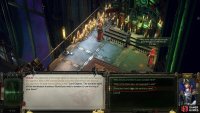 Place your hand in the servitor&rsquo;s maw opposite the map table on the voidship.
