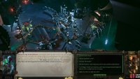 You’ll need to talk to another xenos, Tervantias, to remove the Mind Maggot’s Agony debuff.