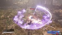 Soul Cleave is a wide, sweeping attack with Roche&rsquo;s sword.