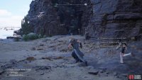 Go north and east of the Chocobo Stop to find these footholds.