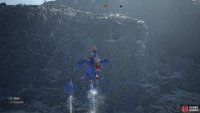 and fly into the opening